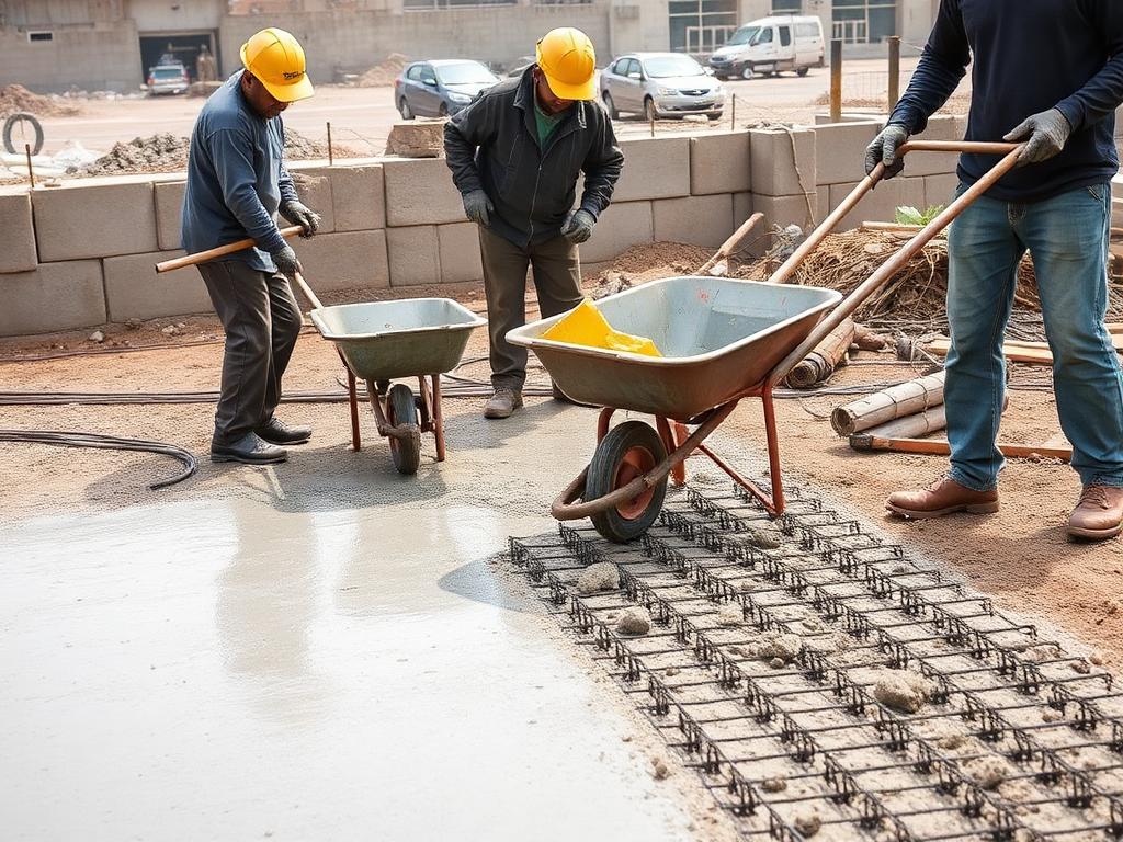 Trabajos en concreto